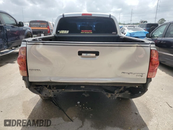 2007 Toyota Tacoma PreRunner with VIN 5TEJU62N67Z406752, listed as a Copart auction lot 51765895 with Not Provided miles and Salvage Title. Bid and sale history available at DreamBid. Image 6.