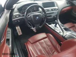 2012 BMW 6 Series 640i with VIN WBALW7C56CDX58172, listed as a Copart auction lot 44383255 with 140,240 mi miles and Salvage Title. Bid and sale history available at carsss.com. Image 8.