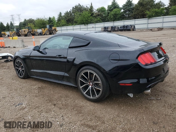 2017 Ford Mustang V6 with VIN 1FA6P8AMXH5212110, listed as a Copart auction lot 57043455 with 66,242 mi miles and Salvage title. Bid and sale history available at DreamBid. Image 2.