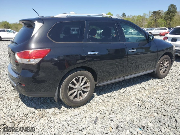 2015 Nissan Pathfinder SV with VIN 5N1AR2MM2FC644301, listed as a Copart auction lot 52387455 with 163,450 mi miles and Clean Title. Bid and sale history available at carsss.com. Image 3.