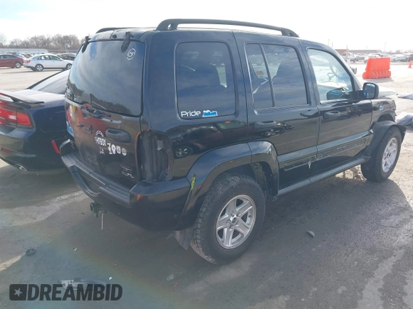 2007 Jeep Liberty Sport with VIN 1J4GL48K17W602216, listed as a IAAI auction lot 41724764 with 282,578 mi miles. Bid and sale history available at carsss.com. Image 4.