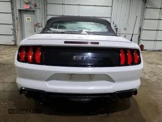 2021 Ford Mustang GT Premium with VIN 1FATP8FF1M5135621, listed as a Copart auction lot 45173665 with 31,731 mi miles and Salvage Title. Bid and sale history available at DreamBid. Image 6.