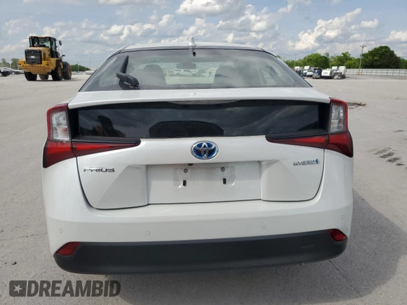 2022 Toyota Prius L Eco with VIN JTDKAMFUXN3169360, listed as a Copart auction lot 53903215 with 46,359 mi miles and Salvage Title. Bid and sale history available at carsss.com. Image 6.