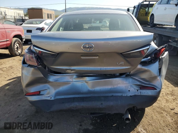 2016 Scion iA with VIN 3MYDLBZV0GY116058, listed as a Copart auction lot 51324425 with 186,198 mi miles and Salvage Title. Bid and sale history available at carsss.com. Image 6.