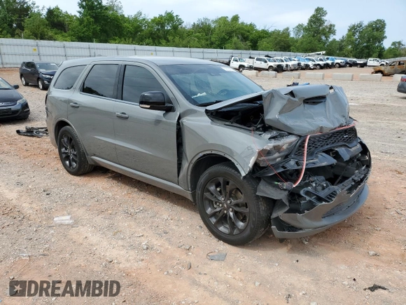 2022 Dodge Durango GT Plus with VIN 1C4RDHDG5NC203554, listed as a Copart auction lot 57697905 with 36,482 mi miles and Salvage title. Bid and sale history available at DreamBid. Image 4.