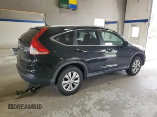 2012 Honda CR-V EX-L with VIN 5J6RM4H74CL003551, listed as a Copart auction lot 51602295 with 84,730 mi miles and Salvage Title. Bid and sale history available at carsss.com. Image 3.