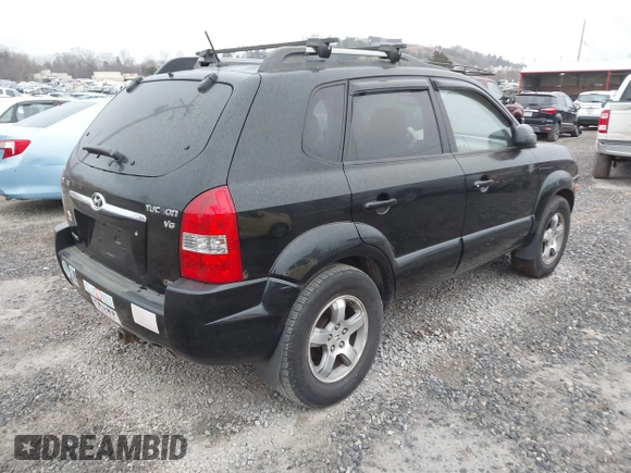 2007 Hyundai Tucson SE with VIN KM8JN72D67U501956, listed as a IAAI auction lot 41513205 with 165,071 mi miles and . Bid and sale history available at DreamBid. Image 4.