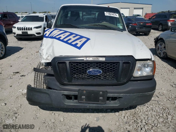 2004 Ford Ranger XL with VIN 1FTYR10D74PB58267, listed as a Copart auction lot 71824474 with 244,783 mi miles and Salvage Title. Bid and sale history available at carsss.com. Image 5.