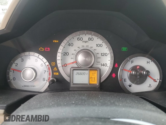 2011 Honda Pilot EX-L with VIN 5FNYF4H55BB066007, listed as a Copart auction lot 47126965 with 268,201 mi miles and Salvage Title. Bid and sale history available at carsss.com. Image 9.