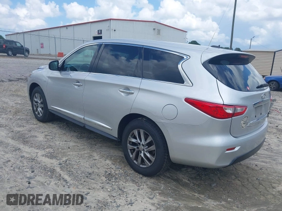2014 Infiniti QX60 with VIN 5N1AL0MM4EC515710, listed as a IAAI auction lot 42545827 with 209,408 mi miles and . Bid and sale history available at DreamBid. Image 3.