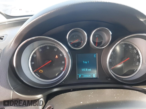2011 Buick Regal CXL RL6 with VIN W04GU5GC5B1099194, listed as a Copart auction lot 57418874 with 95,629 mi miles and Salvage Title. Bid and sale history available at carsss.com. Image 9.