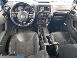2016 Jeep Wrangler Unlimited Sahara with VIN 1C4BJWEG9GL235505, listed as a Copart auction lot 46506975 with 93,959 mi miles and Salvage Title. Bid and sale history available at carsss.com. Image 8.