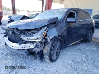 2019 Acura MDX w/Technology Pkg with VIN 5J8YD4H54KL026022, listed as a Copart auction lot 36158433 with 0 mi miles. Bid and sale history available at carsss.com. Image 1.