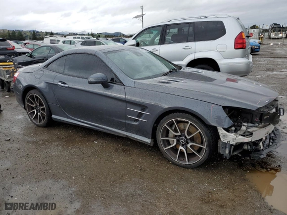 2013 Mercedes-Benz SL-Class SL 550 with VIN WDDJK7DAXDF004706, listed as a Copart auction lot 43739465 with 76,174 mi miles and Salvage Title. Bid and sale history available at carsss.com. Image 4.