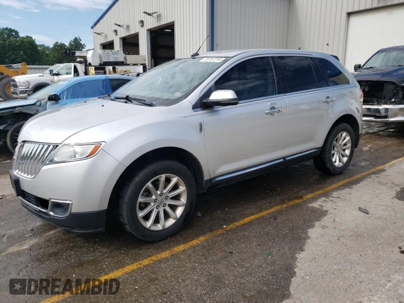 2013 Lincoln MKX with VIN 2LMDJ6JK6DBL20929, listed as a Copart auction lot 59767254 with 163,180 mi miles and Salvage Title. Bid and sale history available at DreamBid. Image 1.