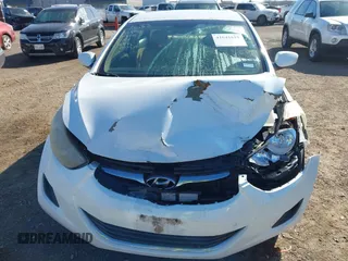 2011 Hyundai Elantra GLS with VIN 5NPDH4AE2BH002849, listed as a IAAI auction lot 41641610 with 186,923 mi miles. Bid and sale history available at carsss.com. Image 6.
