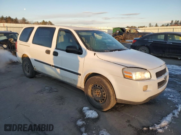 2008 Chevrolet Uplander LS with VIN 1GNDV23WX8D186821, listed as a Copart auction lot 41463485 with 165,027 mi miles and Salvage Title. Bid and sale history available at carsss.com. Image 4.