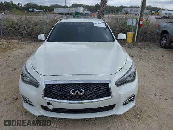 2017 Infiniti Q50 Signature Edition with VIN JN1EV7AP8HM736610, listed as a IAAI auction lot 41611812 with 59,889 mi miles and . Bid and sale history available at DreamBid. Image 13.
