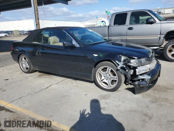 2006 BMW 3 Series 330Ci with VIN WBABW53496PZ40295, listed as a Copart auction lot 45374325 with 116,923 mi miles and Salvage Title. Bid and sale history available at carsss.com. Image 4.