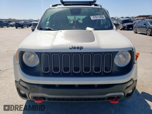 2018 Jeep Renegade Trailhawk with VIN ZACCJBCBXJPH56501, listed as a Copart auction lot 47811455 with 70,401 mi miles and Salvage Title. Bid and sale history available at carsss.com. Image 5.