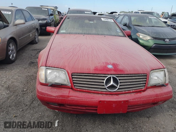 1997 Mercedes-Benz SL 500 with VIN WDBFA63F1VF144556, listed as a Copart auction lot 74490744 with Not provided miles and Salvage title. Bid and sale history available at DreamBid. Image 5.
