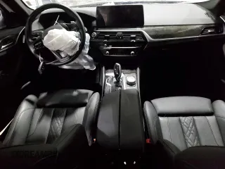 2021 BMW 5 Series 530i xDrive with VIN WBA13BJ0XMCG02446, listed as a Copart auction lot 44348085 with Not Provided miles and Salvage Title. Bid and sale history available at carsss.com. Image 8.
