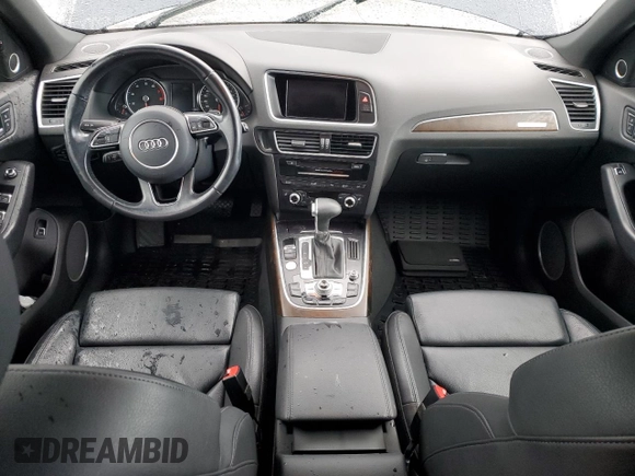 2017 Audi Q5 Premium Plus with VIN WA1D7AFP5HA001992, listed as a Copart auction lot 46719625 with 70,737 mi miles and Salvage title. Bid and sale history available at DreamBid. Image 8.