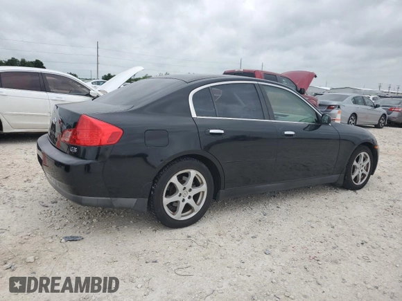 2004 Infiniti G35 w/Leather with VIN JNKCV51E04M610466, listed as a Copart auction lot 54974155 with 160,364 mi miles and Clean Title. Bid and sale history available at DreamBid. Image 3.