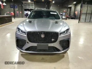 2023 Jaguar F-Pace SVR with VIN SADCZ2EE1PA704896, listed as a Copart auction lot 47456695 with 6,623 mi miles and Salvage Title. Bid and sale history available at DreamBid. Image 2.