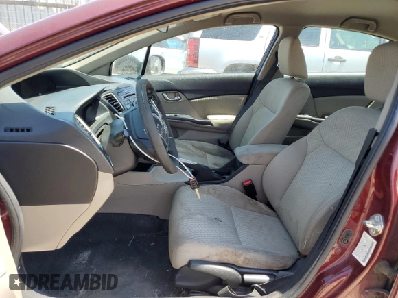 2015 Honda Civic Sedan LX with VIN 2HGFB2F56FH521068, listed as a Copart auction lot 54947195 with 166,856 mi miles and Clean Title. Bid and sale history available at carsss.com. Image 7.