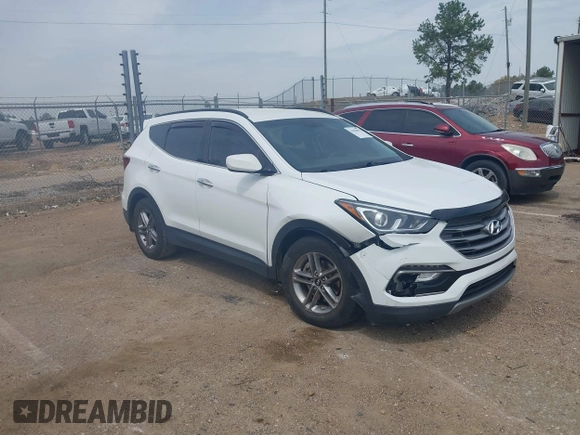 2017 Hyundai Santa Fe 2.4L z VIN 5NMZU3LB4HH026378, wystawiony jako IAAI lot #41906997 z przebiegiem 105 777 mil mil oraz . Historia ofert i sprzedaży dostępna na DreamBid. Obrazek 1.