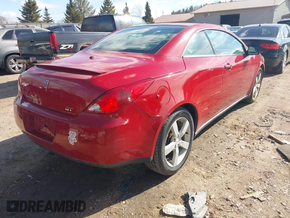 2007 Pontiac G6 GT with VIN 1G2ZH36N774141448, listed as a IAAI auction lot 42022174 with 167,440 mi miles and . Bid and sale history available at DreamBid. Image 4.