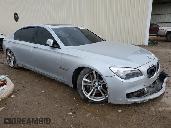 2015 BMW 7 Series 740Li with VIN WBAYE4C57FD138944, listed as a Copart auction lot 78638514 with 154,772 mi miles and Clean Title. Bid and sale history available at DreamBid. Image 4.