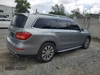2017 Mercedes-Benz GLS 450 with VIN 4JGDF6EE5HA760790, listed as a Copart auction lot 56671104 with 91,131 mi miles and Salvage Title. Bid and sale history available at DreamBid. Image 3.