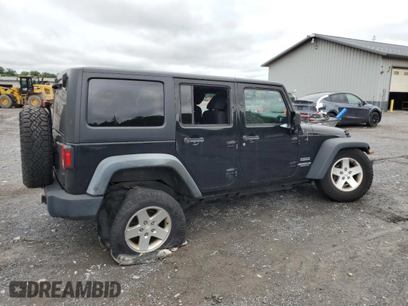 2012 Jeep Wrangler Unlimited Sport z VIN 1C4BJWDG9CL102626, wystawiony jako Copart lot #58421455 z przebiegiem 128 421 mil mil oraz Szkoda całkowita • Salvage title. Historia ofert i sprzedaży dostępna na DreamBid. Obrazek 3.