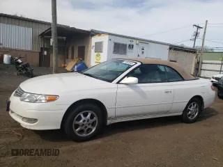 2003 Toyota Solara SE with VIN 2T1FE22P33C021730, listed as a Copart auction lot 54965845 with 224,441 mi miles and Clean Title. Bid and sale history available at carsss.com. Image 1.