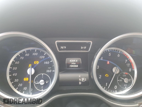 2016 Mercedes-Benz GL with VIN 4JGDF6EE8GA627407, listed as a Copart auction lot 73913644 with 104,366 mi miles and Salvage Title. Bid and sale history available at carsss.com. Image 9.