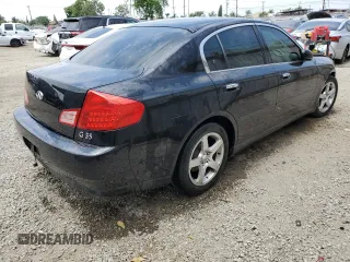 2003 Infiniti G35 w/Leather z VIN JNKCV51E93M329751, wystawiony jako Copart lot #58935795 z przebiegiem 171 632 mil mil oraz Szkoda całkowita • Salvage title. Historia ofert i sprzedaży dostępna na DreamBid. Obrazek 3.