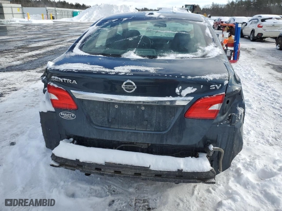 2016 Nissan Sentra SV with VIN 3N1AB7APXGL682176, listed as a Copart auction lot 45088495 with 83,945 mi miles and Salvage Title. Bid and sale history available at carsss.com. Image 6.