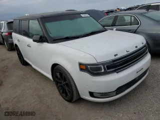 2017 Ford Flex Limited EcoBoost with VIN 2FMHK6DT6HBA12406, listed as a Copart auction lot 75587524 with 0 mi miles and Salvage Title. Bid and sale history available at carsss.com. Image 4.