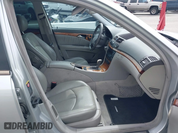 2003 Mercedes-Benz E 500 with VIN WDBUF70J83A139646, listed as a IAAI auction lot 41935459 with 218,930 mi miles and . Bid and sale history available at DreamBid. Image 5.