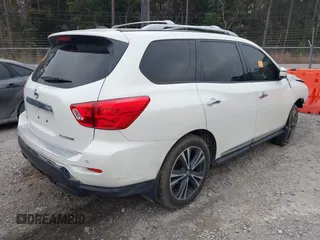 2018 Nissan Pathfinder SL with VIN 5N1DR2MN6JC643618, listed as a IAAI auction lot 41485697 with 1 mi miles. Bid and sale history available at carsss.com. Image 4.