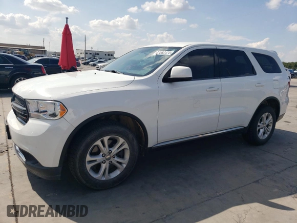 2013 Dodge Durango Special Service with VIN 1C4RDJFG7DC660210, listed as a Copart auction lot 69582474 with 166,441 mi miles and Clean Title. Bid and sale history available at carsss.com. Image 1.