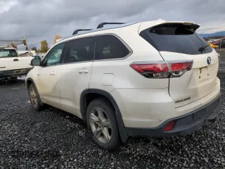2016 Toyota Highlander Hybrid Limited with VIN 5TDDCRFH2GS016542, listed as a Copart auction lot 80719114 with 236,370 mi miles and Salvage Title. Bid and sale history available at carsss.com. Image 2.