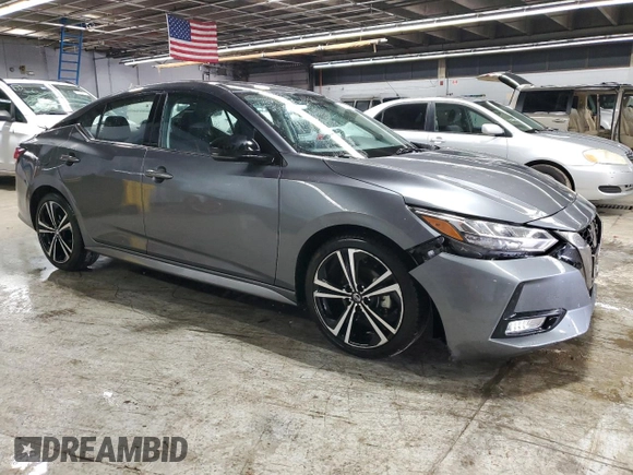2022 Nissan Sentra SR with VIN 3N1AB8DV8NY251500, listed as a Copart auction lot 50298145 with 63,066 mi miles and Salvage Title. Bid and sale history available at carsss.com. Image 4.