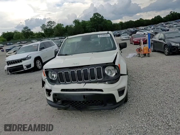 2020 Jeep Renegade Sport с VIN ZACNJAAB2LPL02782, выставлен на аукционе Copart как лот 61245545 с пробегом 51 009 миль миль и Списание • Salvage title. История ставок и продаж доступна на DreamBid. Изображение 14.