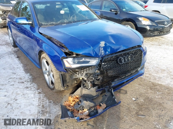 2015 Audi S4 Premium Plus with VIN WAUDGAFL7FA066078, listed as a IAAI auction lot 41287745 with 94,277 mi miles. Bid and sale history available at carsss.com. Image 6.