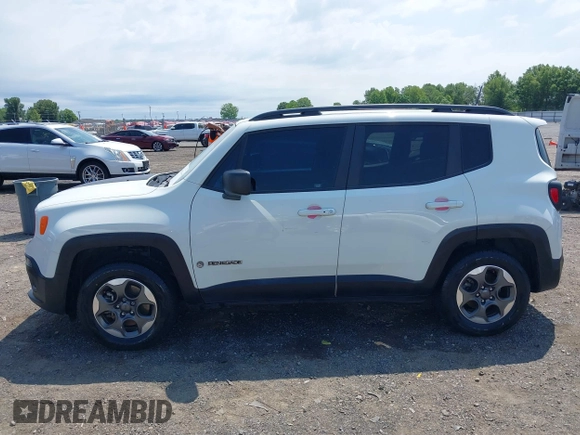 2018 Jeep Renegade Sport with VIN ZACCJBAB3JPH30955, listed as a IAAI auction lot 42332330 with 146,759 mi miles and . Bid and sale history available at DreamBid. Image 14.
