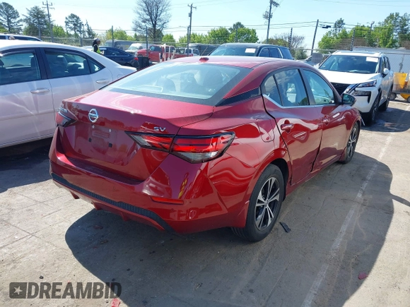 2021 Nissan Sentra SV with VIN 3N1AB8CV6MY321009, listed as a IAAI auction lot 41903131 with 18,768 mi miles and . Bid and sale history available at DreamBid. Image 4.