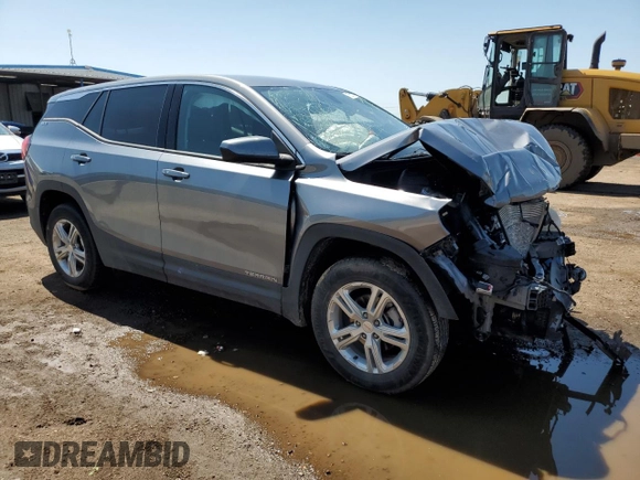 2019 GMC Terrain SLE with VIN 3GKALTEVXKL229426, listed as a Copart auction lot 61273945 with 86,956 mi miles and Salvage title. Bid and sale history available at DreamBid. Image 4.